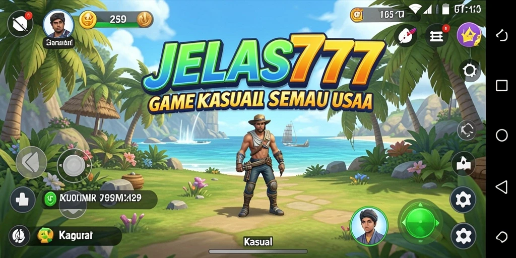 Antarmuka menarik dari game JELAS777 yang bikin ketagihan.