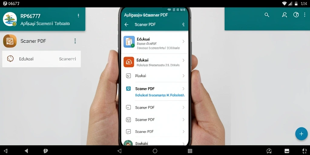 Antarmuka aplikasi RP6677 yang intuitif dan efisien.